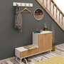 Hanah Home FİJEL Zapatero Roble y Blanco